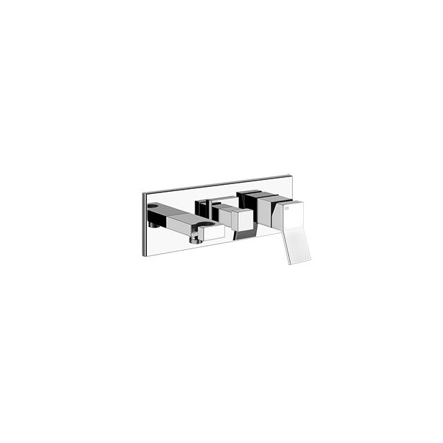 Gessi Rettangolo K 53140+44639 Miscelatore Doccia + Parte Da Incasso