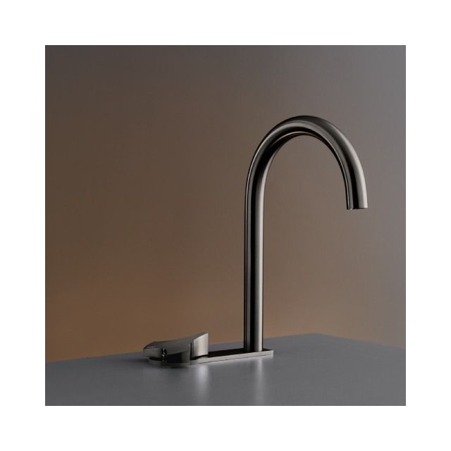 Cea Design Ziqq ZIQ32 Miscelatore Progressivo Lavabo-Con Piastra-Acciaio Lucido-Light Gold Lucido