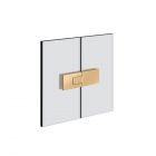 Gessi Shower G Unito 67004 Glas-Glas-Schnappscharnier