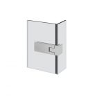 Gessi Shower G Diamantato 67685 Scharnier mit Liftöffnung Rechts Glas-Glas 90°
