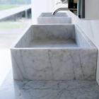 Agape Carrara ACER0730P Aufsatzwaschbecken