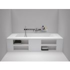 Agape Cartesio AVAS0990Z Nischenbadewanne mit Tagesfächern