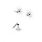 Zucchetti Isy22 ZIS3751 Bidet-Mischer mit auf der Arbeitsplatte montiertem Auslauf