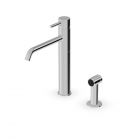 Zucchetti Pan S ZPA276 Einhebelmischer mit schwenkbarem Auslauf und seitlicher Brause