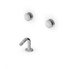 Zucchetti Sablier ZSL5737.X Bidet-Mischer mit auf der Arbeitsplatte montiertem Auslauf