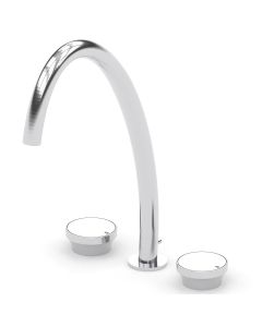 Gessi Origini 66016 Hoher 3-Loch-Waschtischmischer