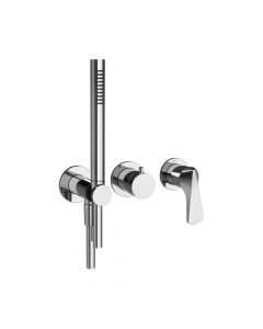 Gessi Ventaglio 72036+54139 2-Wege-Brausebatterie + Einbauteil