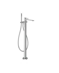 Gessi Inverso Rigato 73528+46189 Bodenstehende Wannenarmatur + Einbauteil