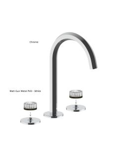 Fantini Venezia N404SW+N646 3-Loch-Waschtischmischer