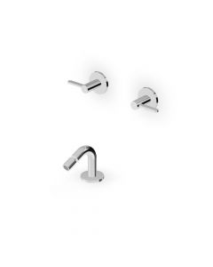 Zucchetti Isy22 ZIS3751 Bidet-Mischer mit auf der Arbeitsplatte montiertem Auslauf