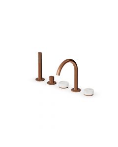 Zucchetti Isy22 ZIS4533.P91 5-Loch-Badarmatur zur Deckmontage