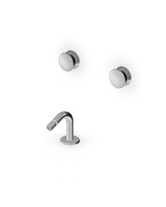 Zucchetti Sablier ZSL5737.X Bidet-Mischer mit auf der Arbeitsplatte montiertem Auslauf