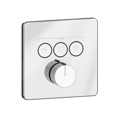 Gessi HI-FI Comfort 38719+38268 Thermostat-Brausemischer + Unterputzkörper